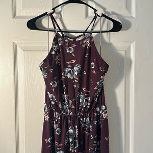COPY - Purple floral maxi dress